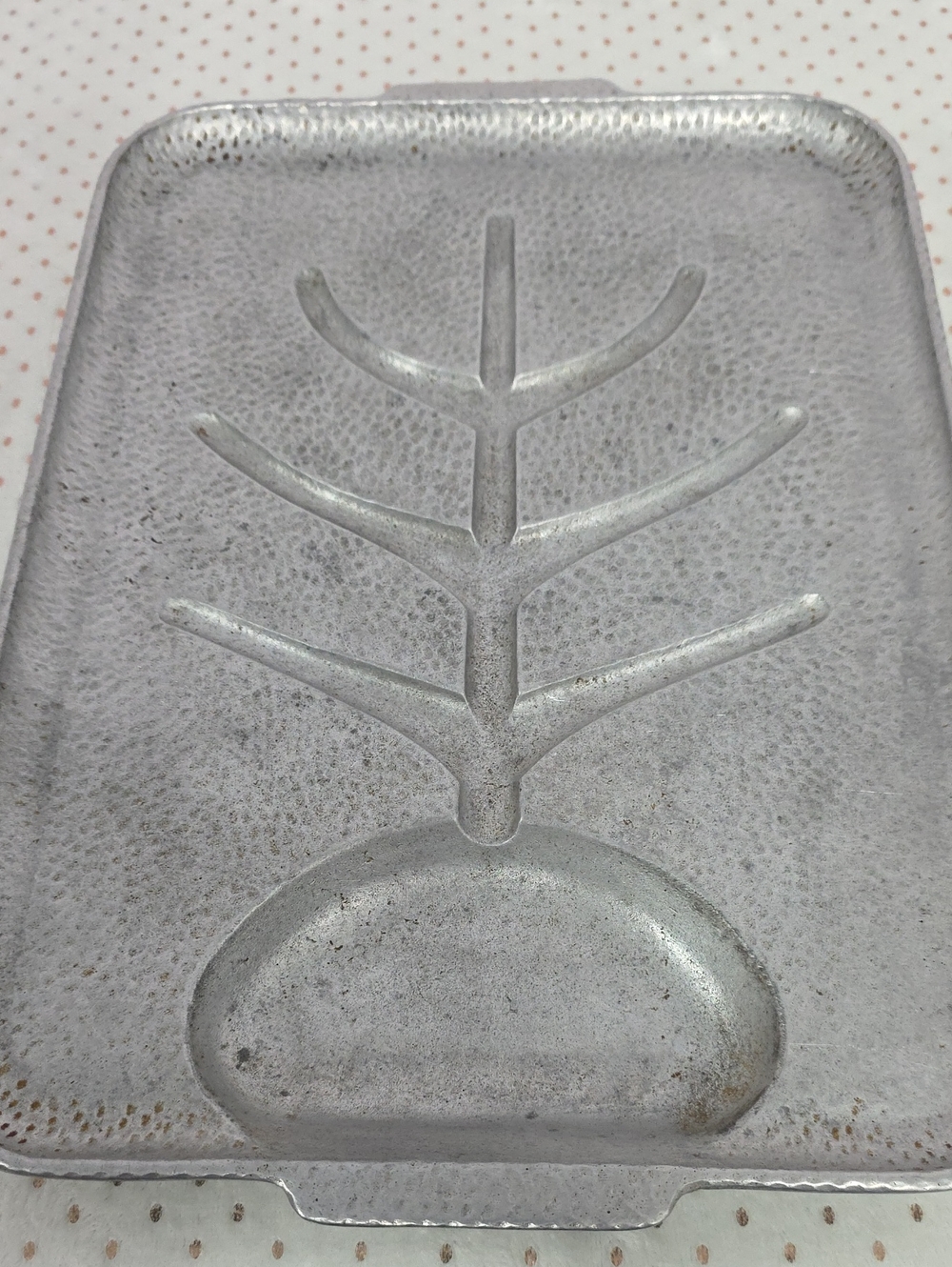 Vintage Rival Hammerbrite Broiler Server Aluminum Serving Tray Mid Century